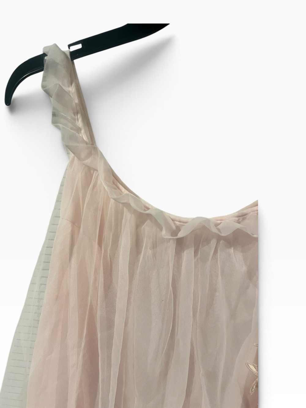 Vintage 1960s Style Sheer Chiffon Babydoll Nightgown - Picture 2 of 6